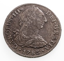 1783Mo FF Mexico 8 Reales Silver Coin In XF Condition, KM 106.2 - £156.91 GBP