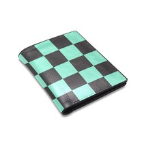 Demon Checkered Black Green Anime Bifold PU Leather Wallet - £15.16 GBP