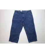 Vintage Y2K Carhartt Mens 44x27 Distressed Spell Out Wide Leg Dungaree J... - $1,090.57 MXN