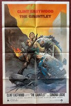 THE GAUNTLET (1977) Clint Eastwood Protects Sondra Locke Art By Frank Frazetta - £279.77 GBP