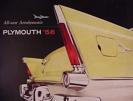 1956 Plymouth Brochure Mopar FINS Belvedere Plaza Savoy - £10.74 GBP