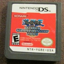 Nintendo Ds Game YU-GI-OH World Championship 2008 Yugioh Tested &amp; Works - £52.08 GBP