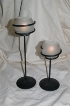 Partylite Spiral Light Tealight Holders 8 and 12 Inch - $20.00