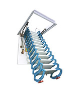 Blue Attic Pull Down Ceiling Ladder Stairs 13 Steps (15.75 x 5.51 inch/s... - $962.84 CAD