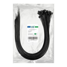 Extra Long Heavy Duty Zip Tie Straps (50 Pack) Thick 0.35 Inch Plastic D... - £32.25 GBP
