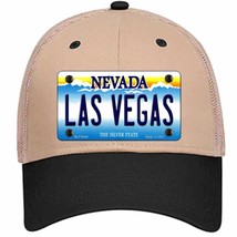 Las Vegas Nevada Novelty Khaki Mesh License Plate Hat - £22.77 GBP