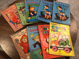 Vintage 1967 Children&#39;s Coloring Books lot Of 9 Little Giant Series - £19.78 GBP