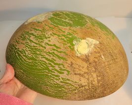 Primitive Wood Bread Bowl 12 Inch image 5