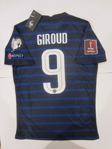 Olivier Giroud #9 France World Cup Qualifiers Match Home Soccer Jersey 2021-2022 - £79.75 GBP