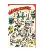 Postcard NJ-132 Map of New Jersey with Attractions Set of 5 - $16.36 CAD