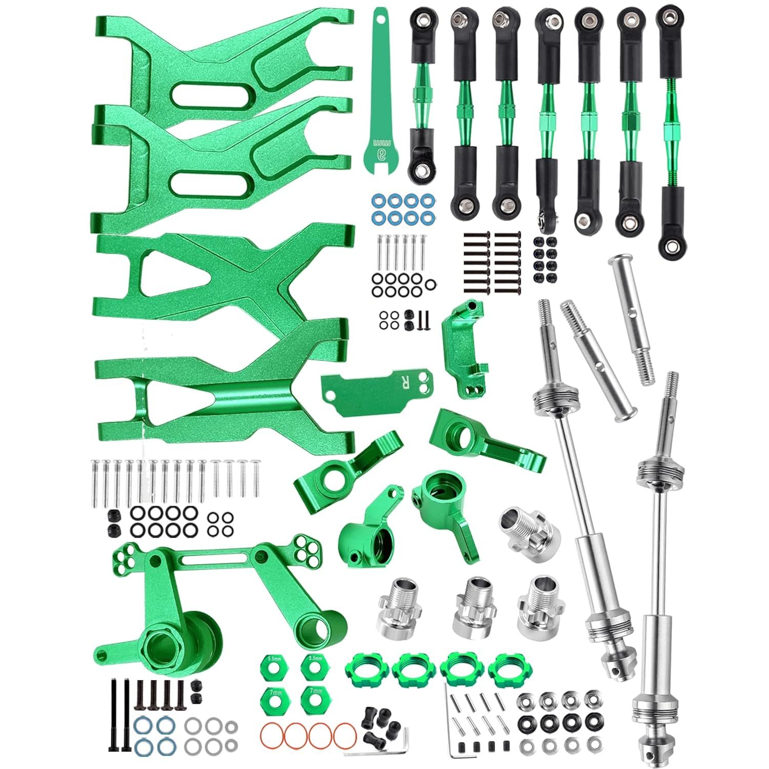 Rc Upgrades Part For 1/10 Rustler Stampede 2Wd Vxl,Alloy Turnbuckles Camber Link