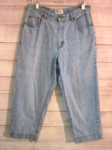 Eddie Bauer Jeans Womens Size 12 Blue Straight Leg Stretch Ankle Mid Ris... - $8.99