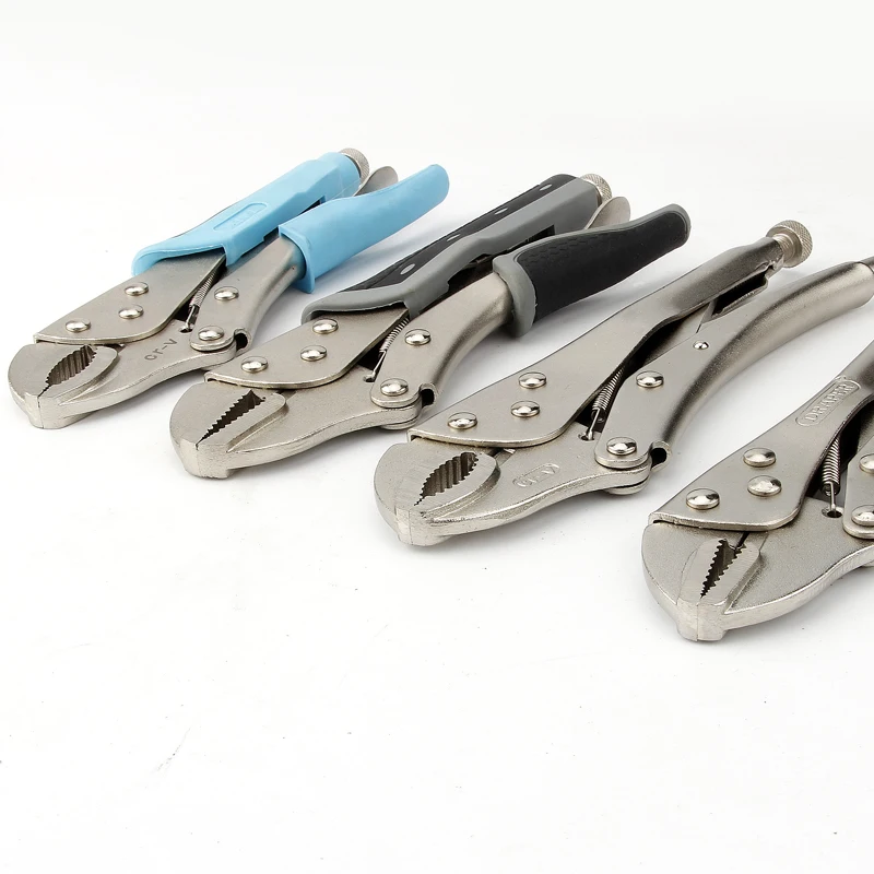 Adjustable Straight Round Jaw Pliers 1pcs Lock Loc Mole Plier  Steel Clamp Grips - £121.65 GBP