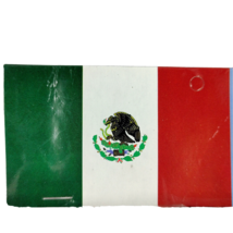 Mexico National Flag Banner 3 x 5  Ft Polyester Canvas Header Brass Grommets - £6.73 GBP