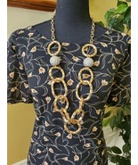Vintage Sunshine Starshine Womens Size 14 Rayon Multicolor Floral Spring... - $39.66 CAD