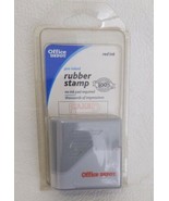 Office Depot Pre-Inked Rubber Stamp - Faxed - Red Ink New Sealed 2005 Qu... - £6.22 GBP