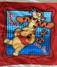 VTG New Disney Winnie the Pooh Tigger Handkerchief Bandana Friends Are Fun USA - £6.66 GBP