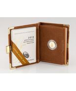Moneta D'Oro Americana Eagle Proof 1/10 Oz. 2015-W Con Custodia E CoA - $1,152.64