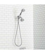 Deluxe 5-Function Shower Massager Chrome-Plated Steel 5 Spray Patterns 3... - $52.12 CAD