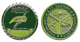 Army Ranger Camp Rudder Merrill Ft Benning Challenge Coin - £29.56 GBP