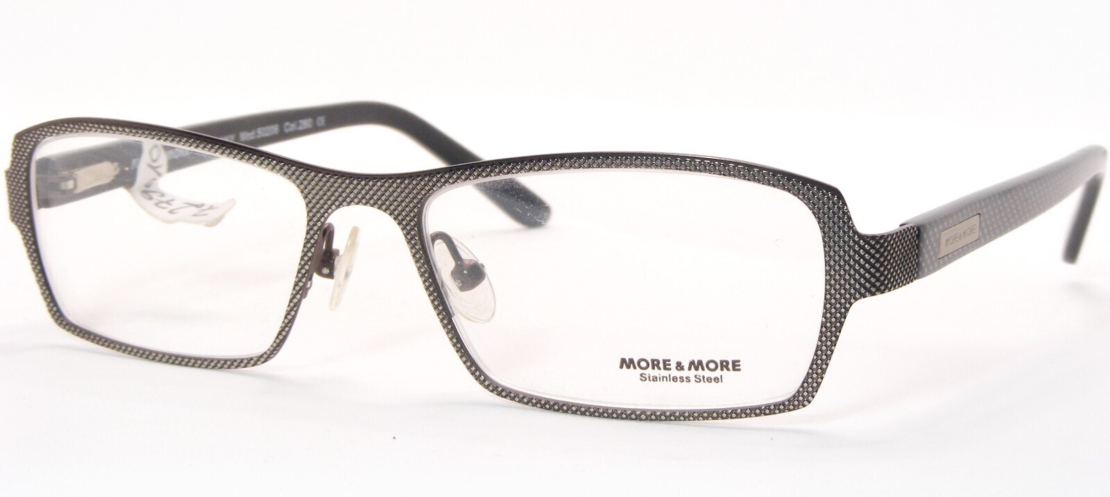 MORE &amp; MORE 50206 280 Argent Gunmetal Unique Rare Lunettes 50-16-135mm A... - $95.97