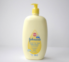 Johnson&#39;s Head to Toe Baby Lotion Hypoallergenic Pump Bottle New Sealed 27 fl oz - £23.20 GBP