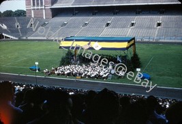 1950s Band at Memorial Stadium Univ of Illinois Champaign Kodachrome 35mm Slide - £2.76 GBP