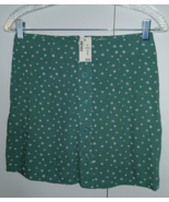AEROPOSTALE LADIES GREEN MINI-SKIRT-S-NWT-$44-100% VISCOSE-CUTE - $14.99