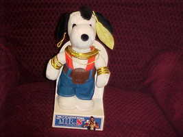 12" Peanuts Mr. T S Snoopy Plush Toy Complete Outfit and Display Stand 1984 Rare - $249.99