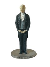 Danbury Mint US President Figurine Pewter Soldier LaRocca James K Polk 1... - £23.31 GBP