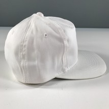 Vintage Snapback Hat Youth Size White Flat Brim Kudzu YoungAn Boys Kids - $11.29