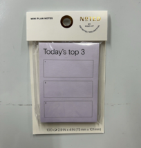 NOTED By Post It Mini Plan Notes Today&#39;s Top 3 Pack of 1 - £6.78 GBP