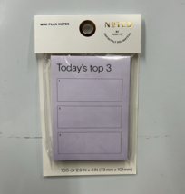 NOTED By Post It Mini Plan Notes Today&#39;s Top 3 Pack of 1 - £6.77 GBP