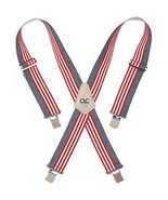 CLC Custom Leathercraft 110USA Heavy Duty Elastic Work Suspenders, USA Flag - $448.55 MXN