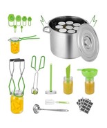 Canning Supplies Starter Kit 11 Pieces Stainless Steel Water Bath Cannner - $94.75