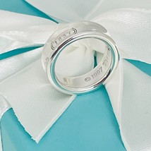 Size 6.5 Tiffany &amp; Co 1837 Ring Concave in Sterling Silver FREE Shipping - £110.69 GBP