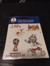 2018 FIFA World Cup Russia Official Russia Team x2 TATTOOS  - £13.45 GBP