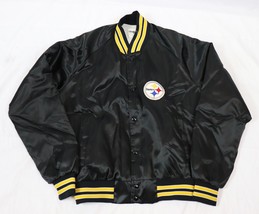 ORIGINAL VINTAGE Chalk Line Pittsburgh Steelers Satin Jacket Medium M - $98.99