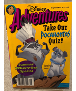 Disney Adventures Magazine-POCAHONTAS September 95 Good Condition FAST S... - £8.28 GBP