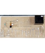 Kimax 26500 Lab Equip Glass Piece 38-Set: Beakers/Conical Flasks/Condenser  - $210.00