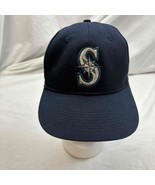 OC Sports Mens Baseball Cap Blue Embroidered MLB Seattle Mariners One Size - £12.46 GBP