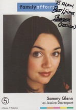 Sammy Glenn Jessica Davenport Family Affairs Hand Signed Cast Card Photo - $7.99