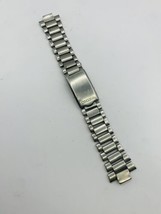 Vintage seiko stainless steel watch ￼strap,used.9mm/21mm-1970s(VE-20) - £9.45 GBP