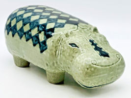 Lisa Larson Hippo Stora Zoo Ceramic Figurine Modern Sculpture Gustavsberg 1958 - £1,107.42 GBP