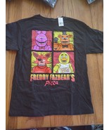 Freddy Fazbear&#39;s Pizza Size Large Black T-Shirt-Brand New-SHIPS N 24 HOURS - $468.15 MXN