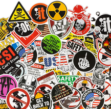 Outus 300 Pieces Hard Hat Stickers Funny Stickers for Tool Box Helmet We... - £9.91 GBP