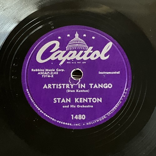 Stan Kenton - September Song / Artistry In Tango - Capitol 1480 - 78 rpm Item image 2