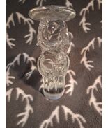 Vintage Heavy Glass Praying Angel Figurine 9&quot; Christmas Holiday - $237.48 MXN