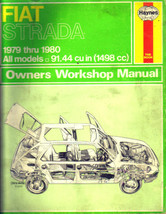 HAYNES WORKSHOP MANUAL FIAT STRADA 1979-80 ALL MODELS - $24.99
