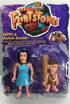 The Flintstones 1993 Betty &amp; Bamm-Bamm Action Figure by Mattel NIB - £14.79 GBP